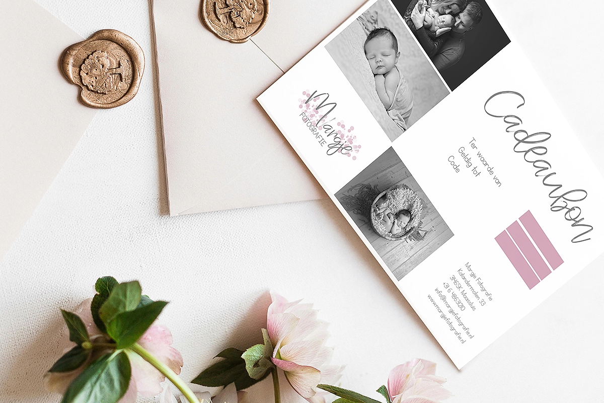 Cadeaubon voor een fotoshoot leuk om te krijgen